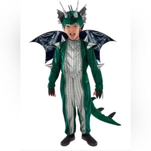 Teetot Dragon Green Child Costume